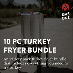 Gas One 30QT pot with lid displayed to show capacity and heavy-duty construction