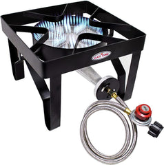 Gas One front view showing single-burner and control knob for dependable outdoor cooking