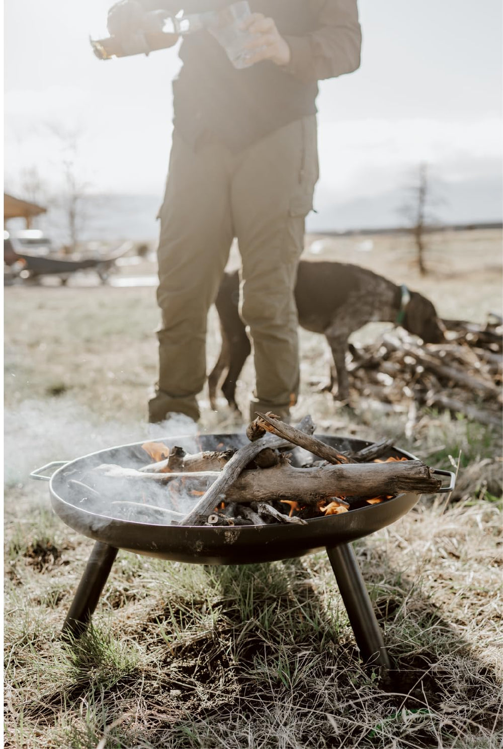 Gas One packed for camping demonstrating compact portability and ease