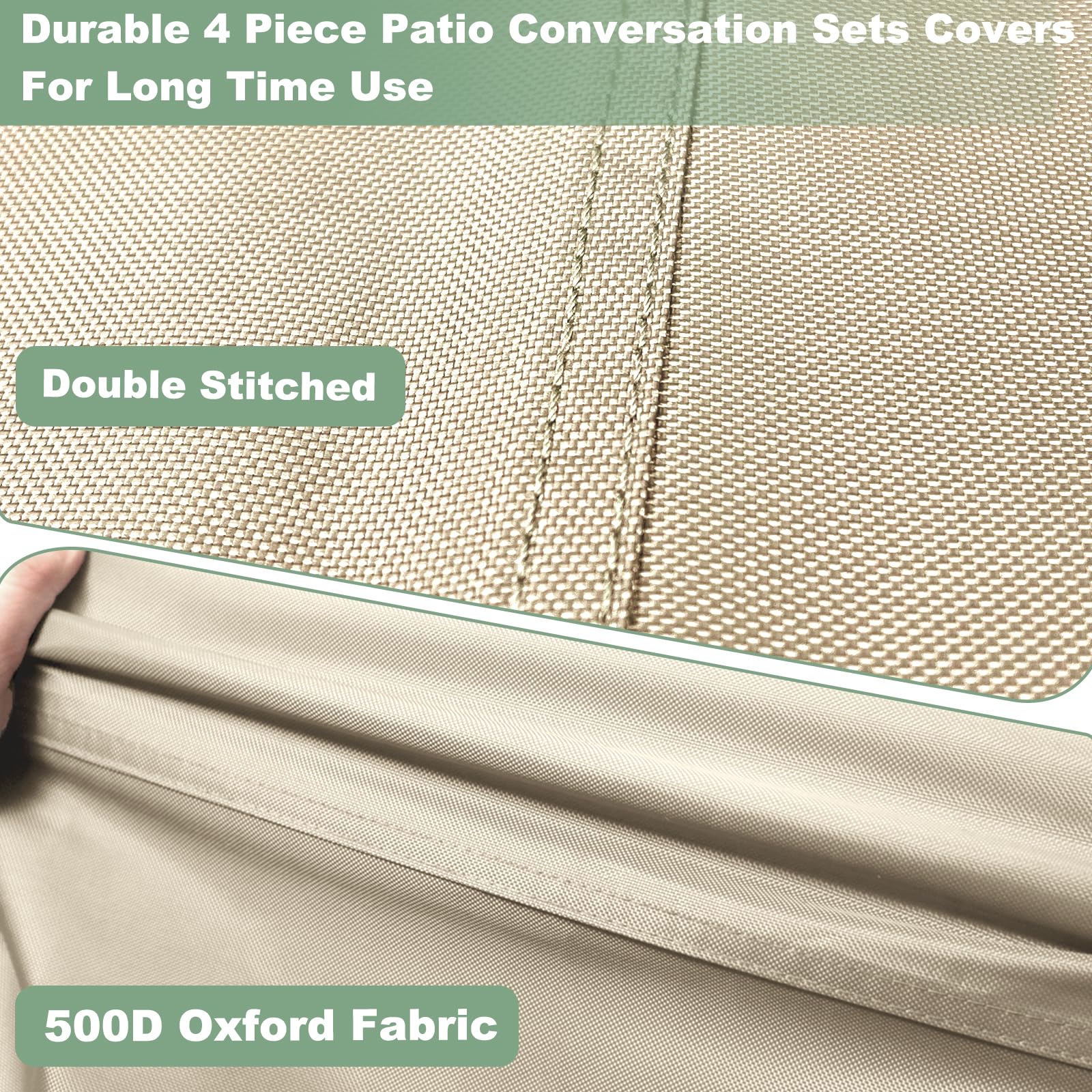 Gasadar seam and inner PU coating detail proving waterproof performance