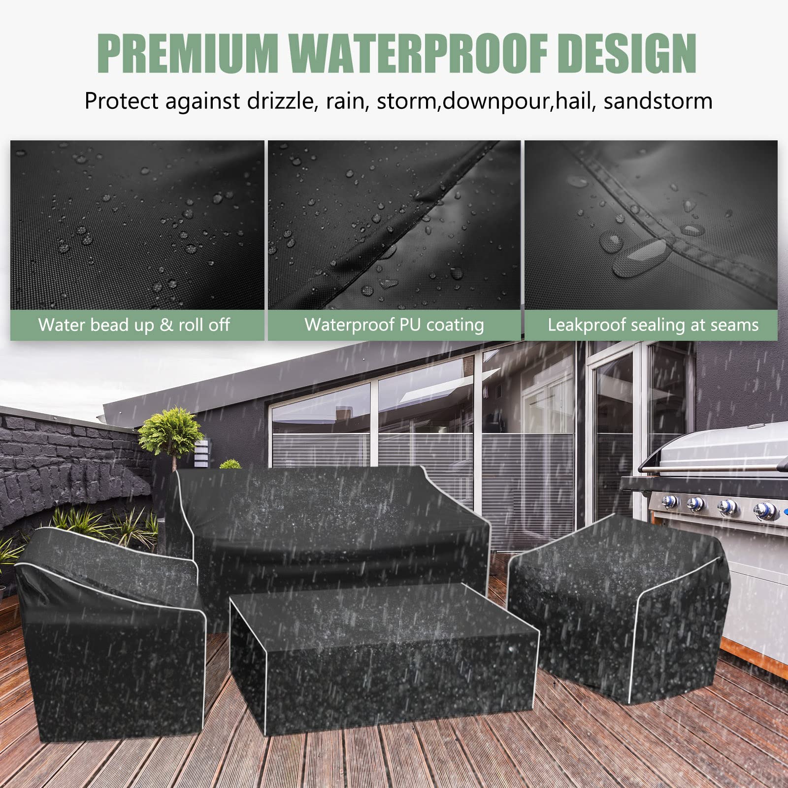 Gasadar seam tape detail highlighting waterproof sealed seams and protection