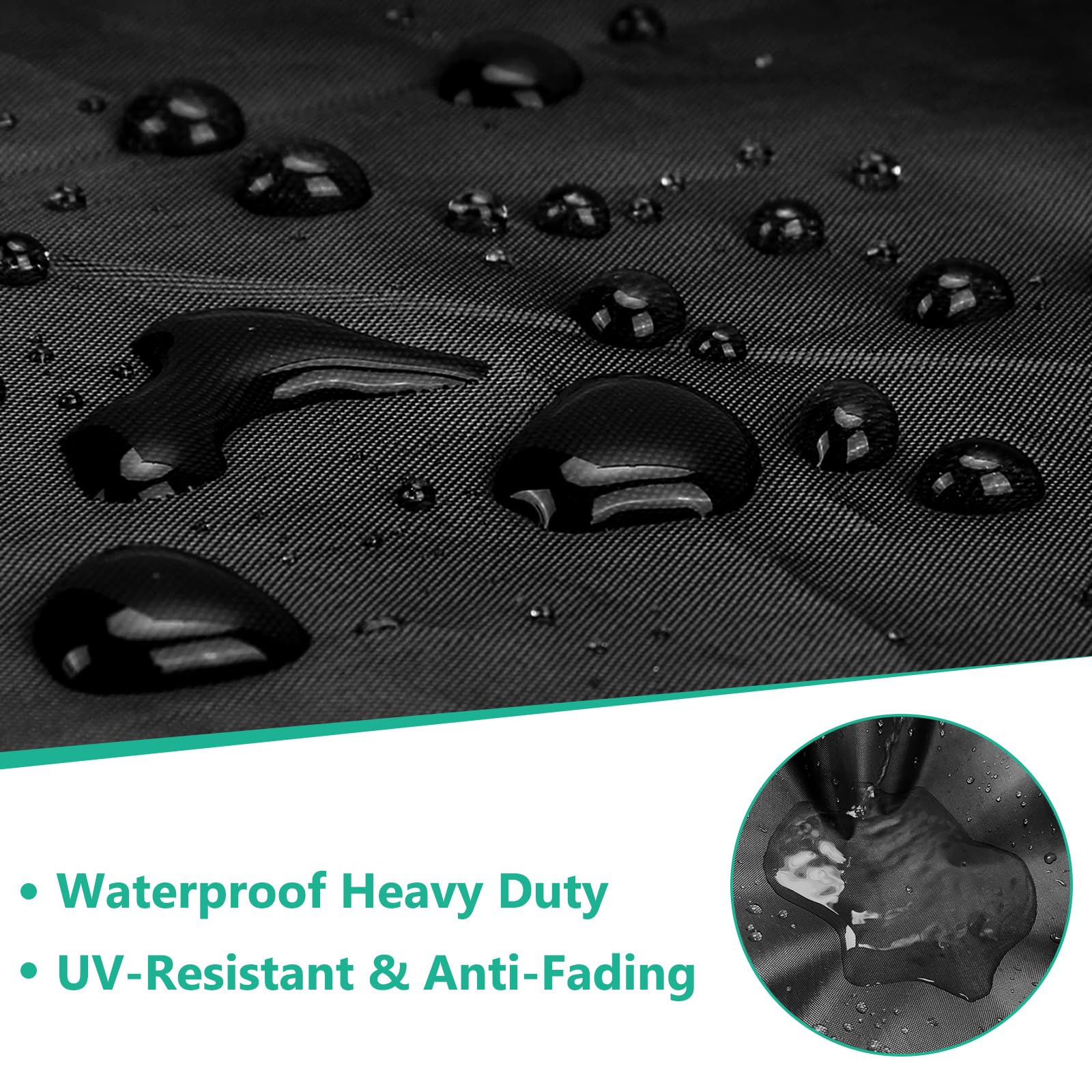 Gasadar silver-coated inner lining detail, adds water resistance benefit