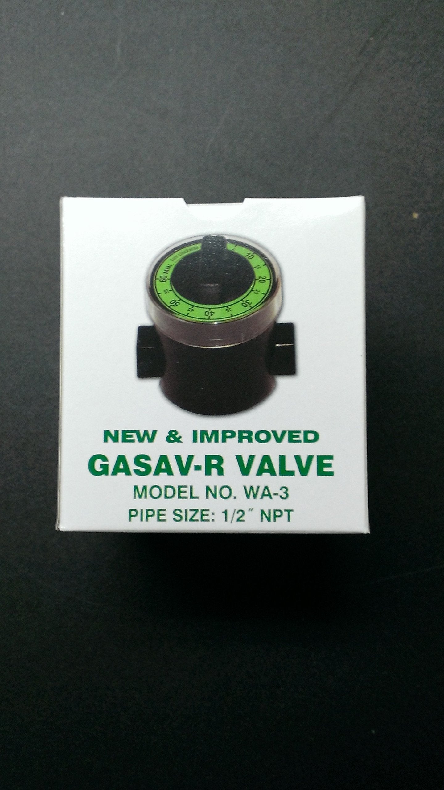 GASAV-R WA-3 threaded 1/2-inch IPS connection close-up ensuring straightforward installation
