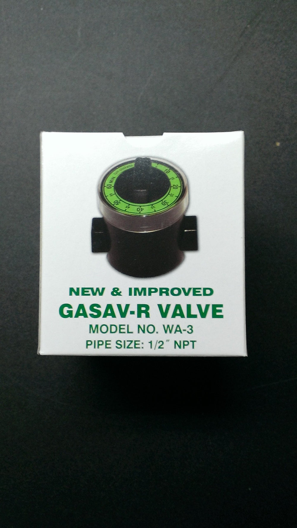 GASAV-R WA-3 threaded 1/2-inch IPS connection close-up ensuring straightforward installation