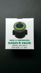 GASAV-R WA-3 threaded 1/2-inch IPS connection close-up ensuring straightforward installation