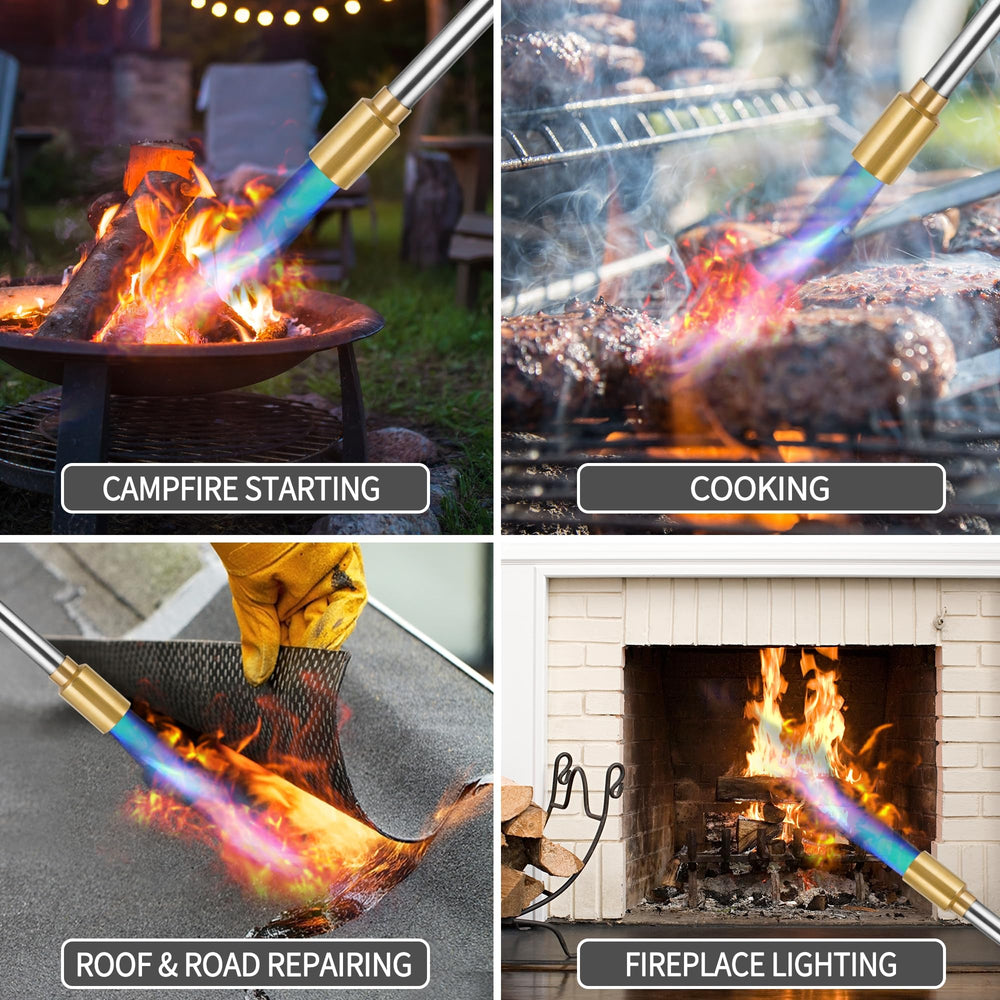 GasBRUH torch used to start charcoal showing fast reliable ignition