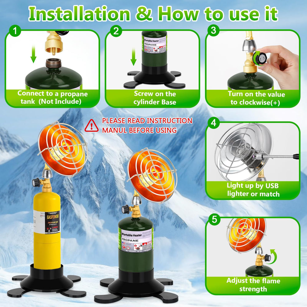 GasCalorix die-cast burner detail emphasizing durable construction and efficient heat