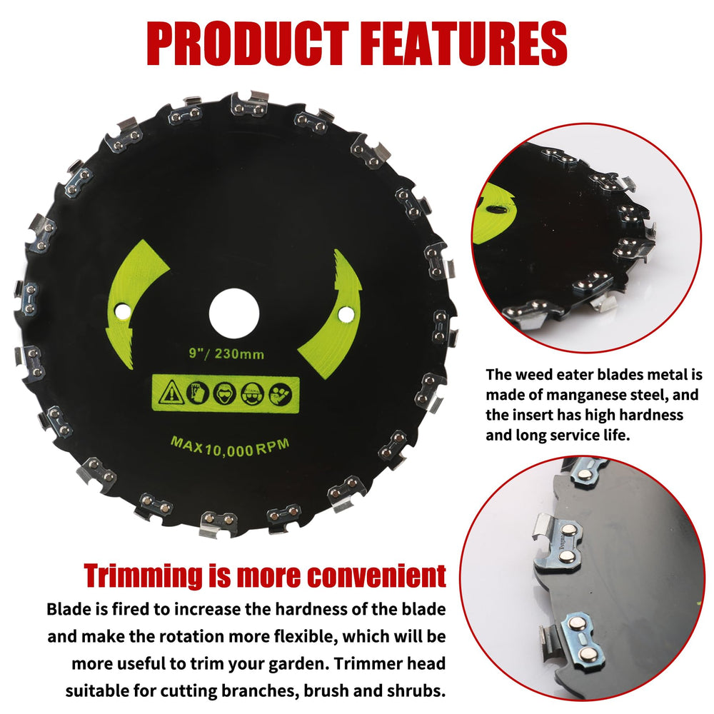 Gashwer blade edge profile close-up, manganese steel for wear resistance