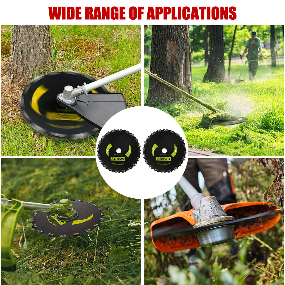 Gashwer lifestyle shot clearing land, efficient cutting for brush and saplings