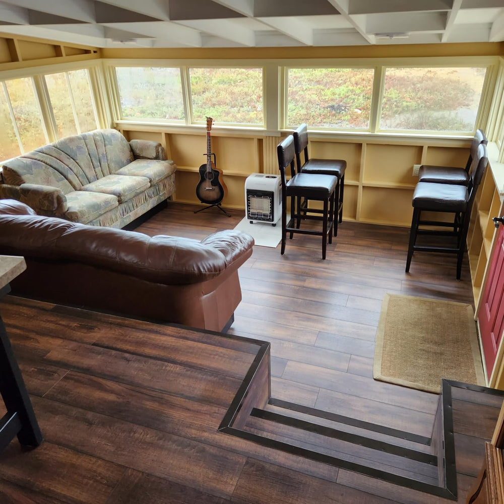 GASLAND open cabinet showing propane tank storage for tidy, safer placement
