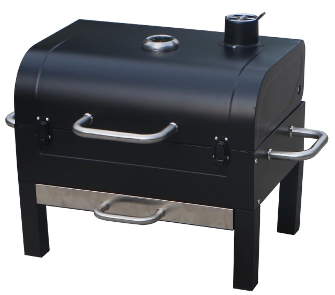 Gas One front view of tabletop grill showing compact form and portability benefit