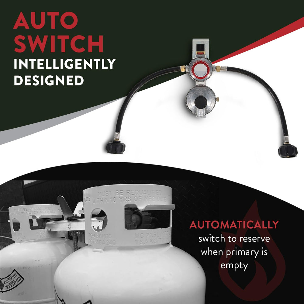 Gas One braided 12 inch pigtail hoses laid out to show flexible connection and corrosion resistance