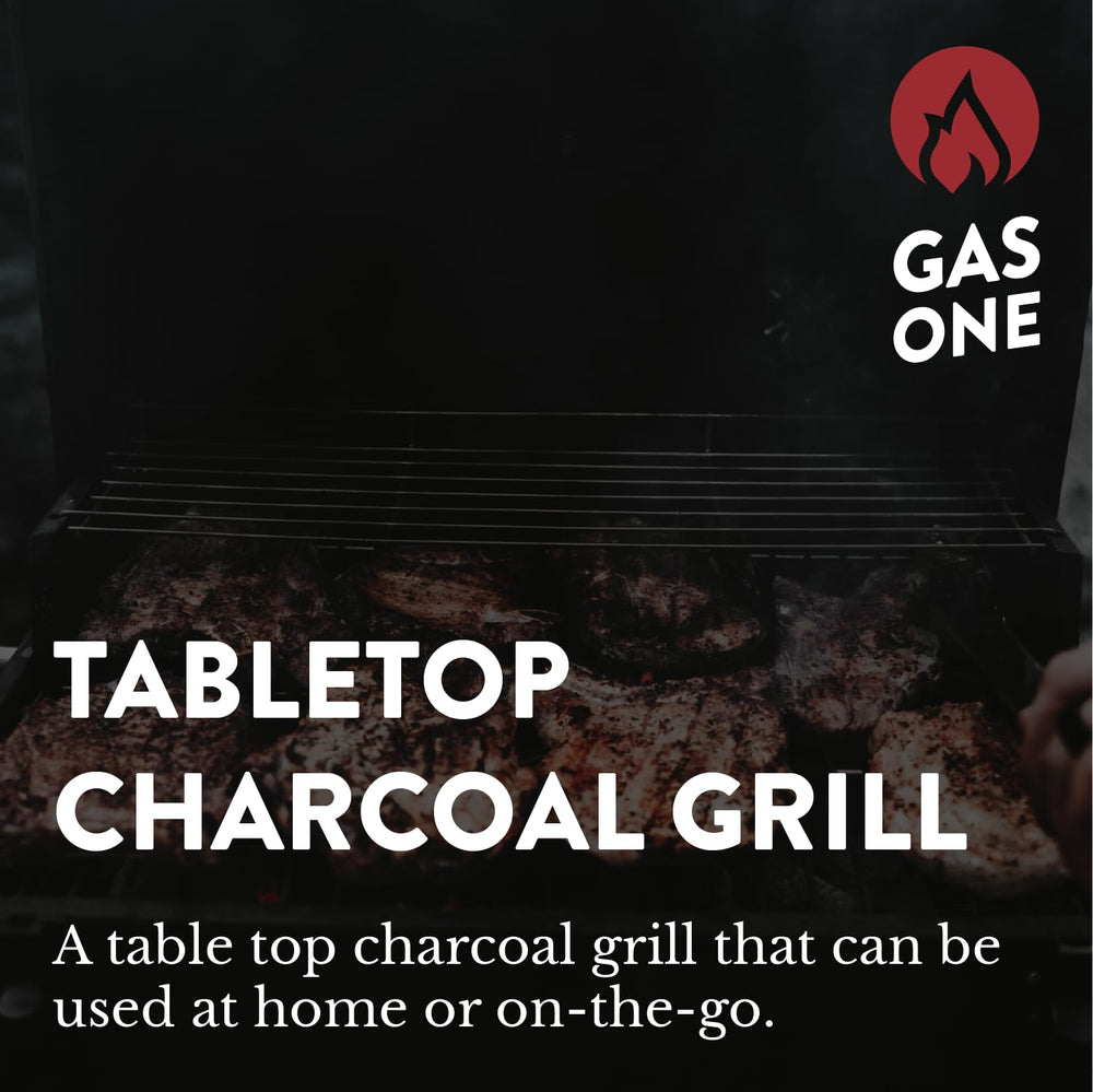 Gas One side handles highlighted for safe transport and simple carrying benefit