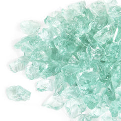 GASPRO aqua fire glass bag front view shows bright color and clean packaging benefit