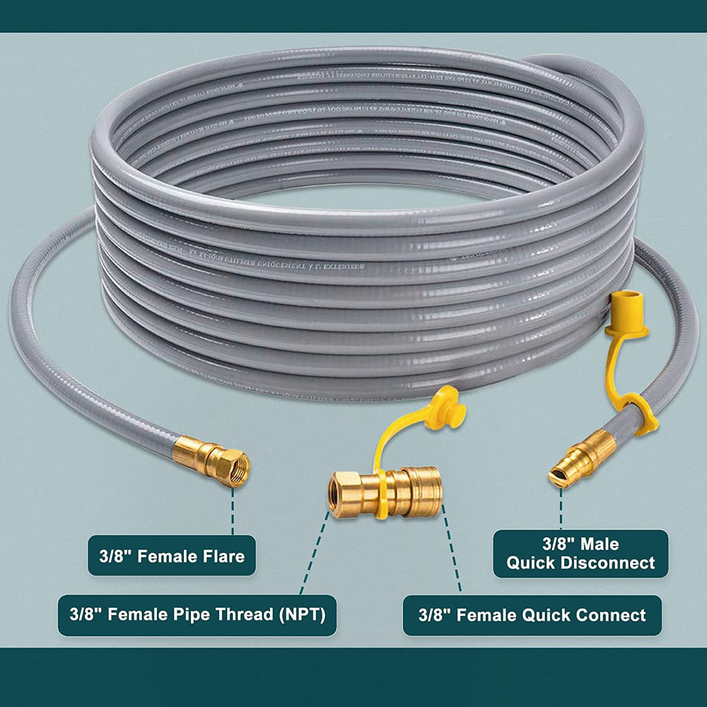 GASPRO close-up of solid-brass connector demonstrating corrosion resistance and tight seal benefit