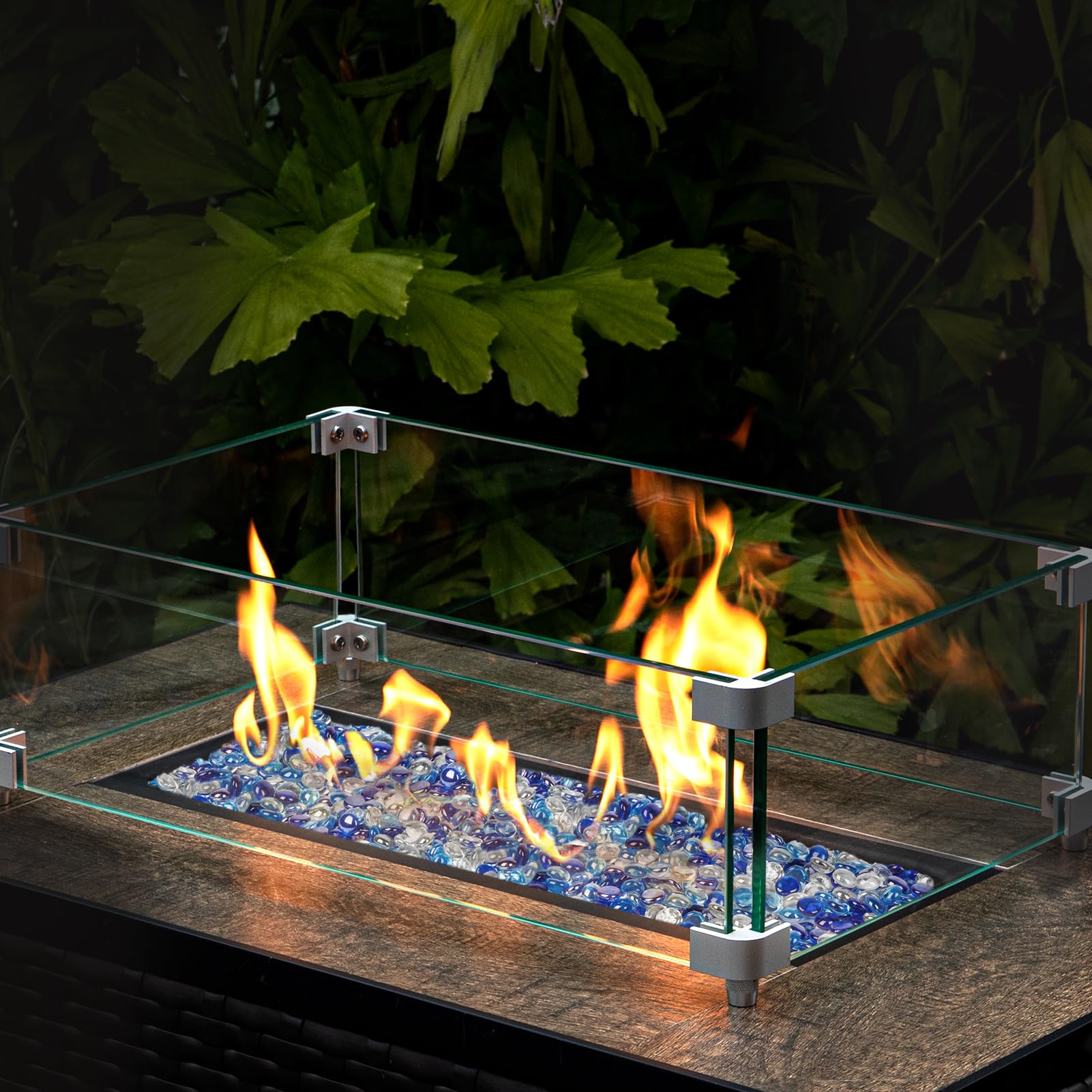 GASPRO close-up of 3/4 inch glass beads highlighting smooth reflective texture