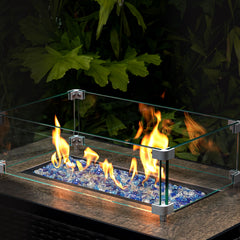 GASPRO close-up of 3/4 inch glass beads highlighting smooth reflective texture
