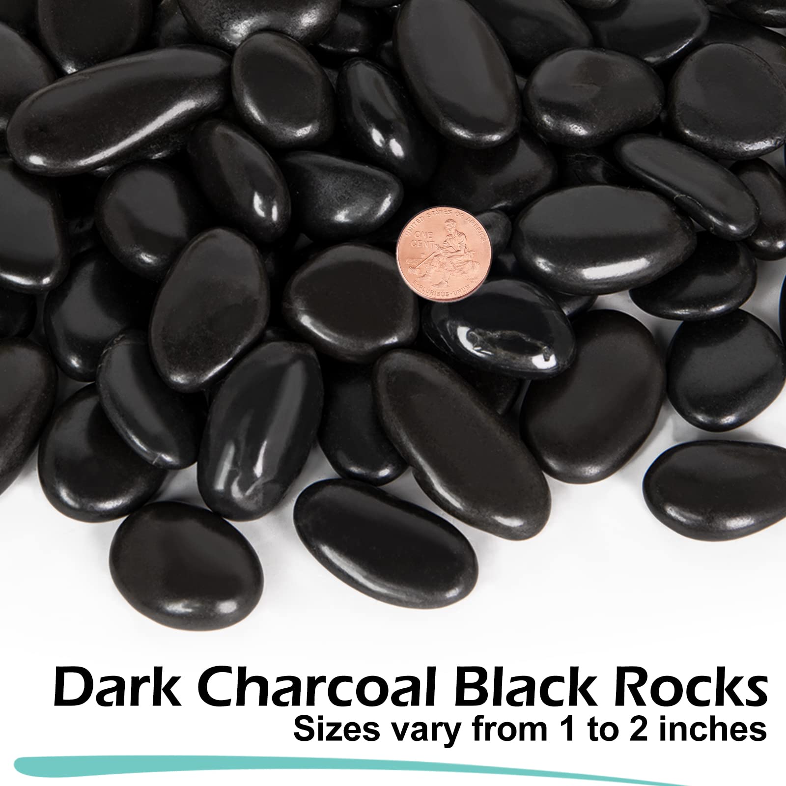 GASPRO polished pebble close-up showing glossy texture and durable finish