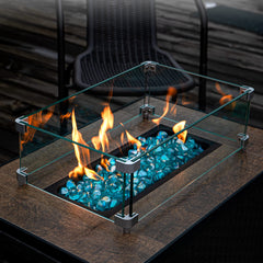 GASPRO close-up of glass texture highlighting high luster and reflective sparkle benefit