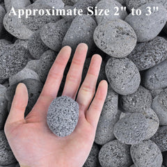 GASPRO close-up of porous lava rock texture highlighting heat resistance and airflow
