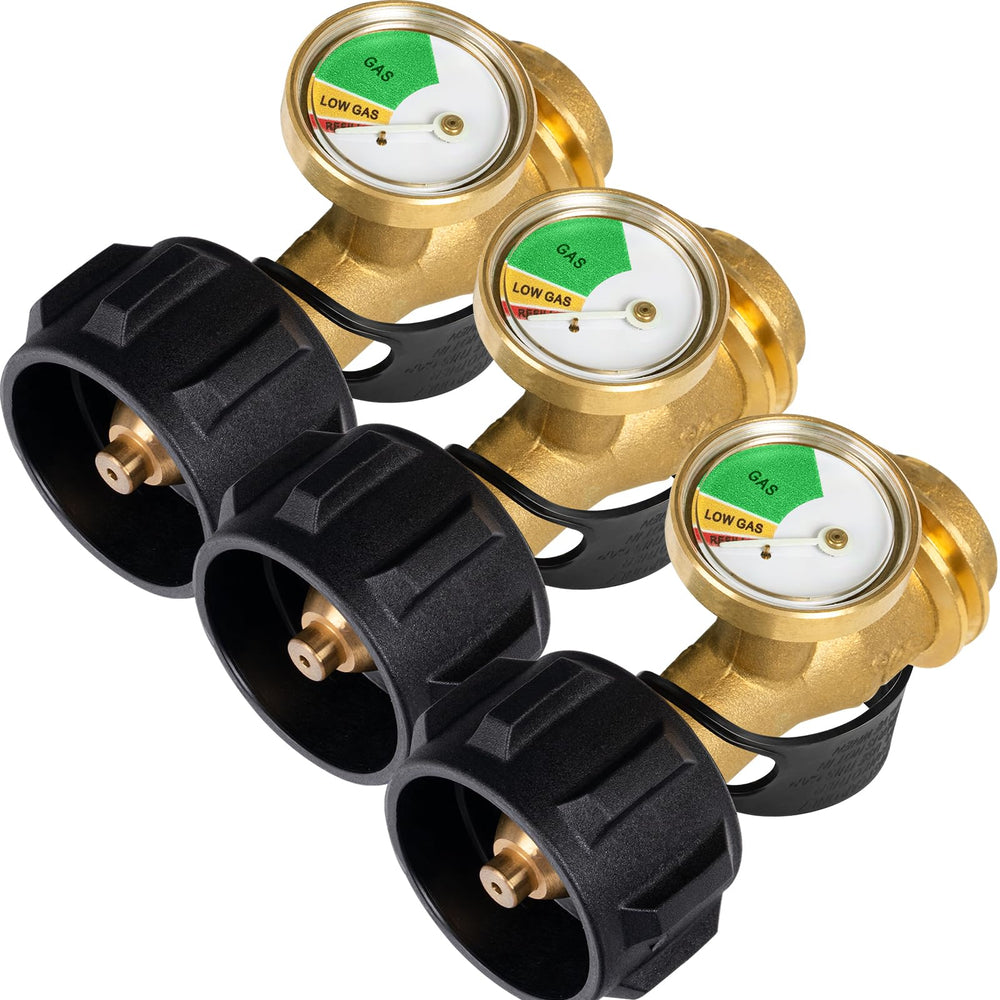 GASPRO front-mounted gauge on tank showing easy-read display and convenience