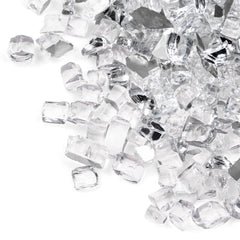 GASPRO front packaging showing 20 lbs clear fire glass and product benefit of modern look