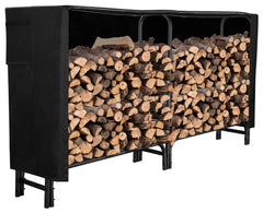 GASPRO front view of assembled rack showing stable storage and organized wood