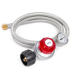 GASPRO regulator front view showing gauge and control knob for precise pressure