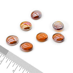 GasSaf amber luster close-up texture highlighting smooth tempered glass sparkle