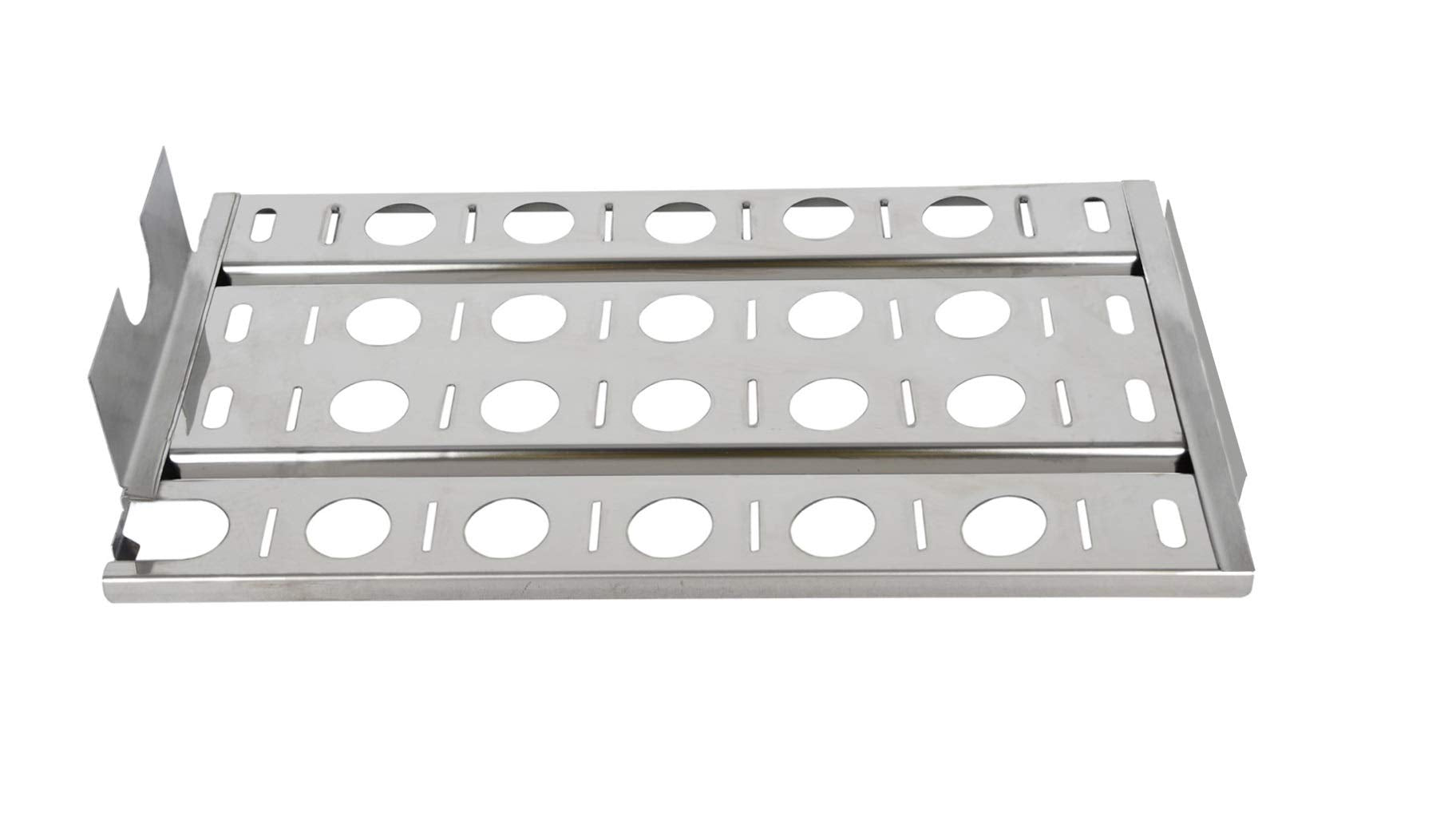 GasSaf ceramic briquettes laid out on tray showing even coverage benefit