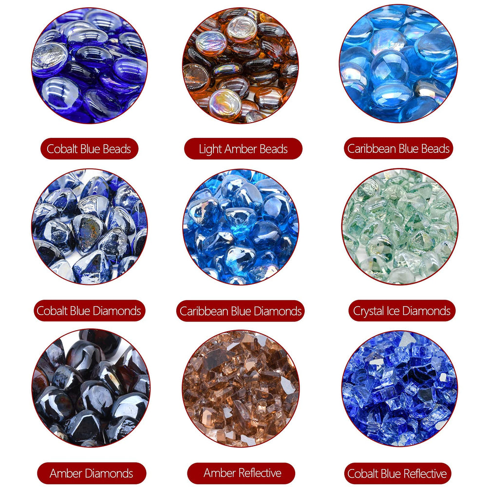 GasSaf close reflective sheen of beads emphasizing jewel-like durability