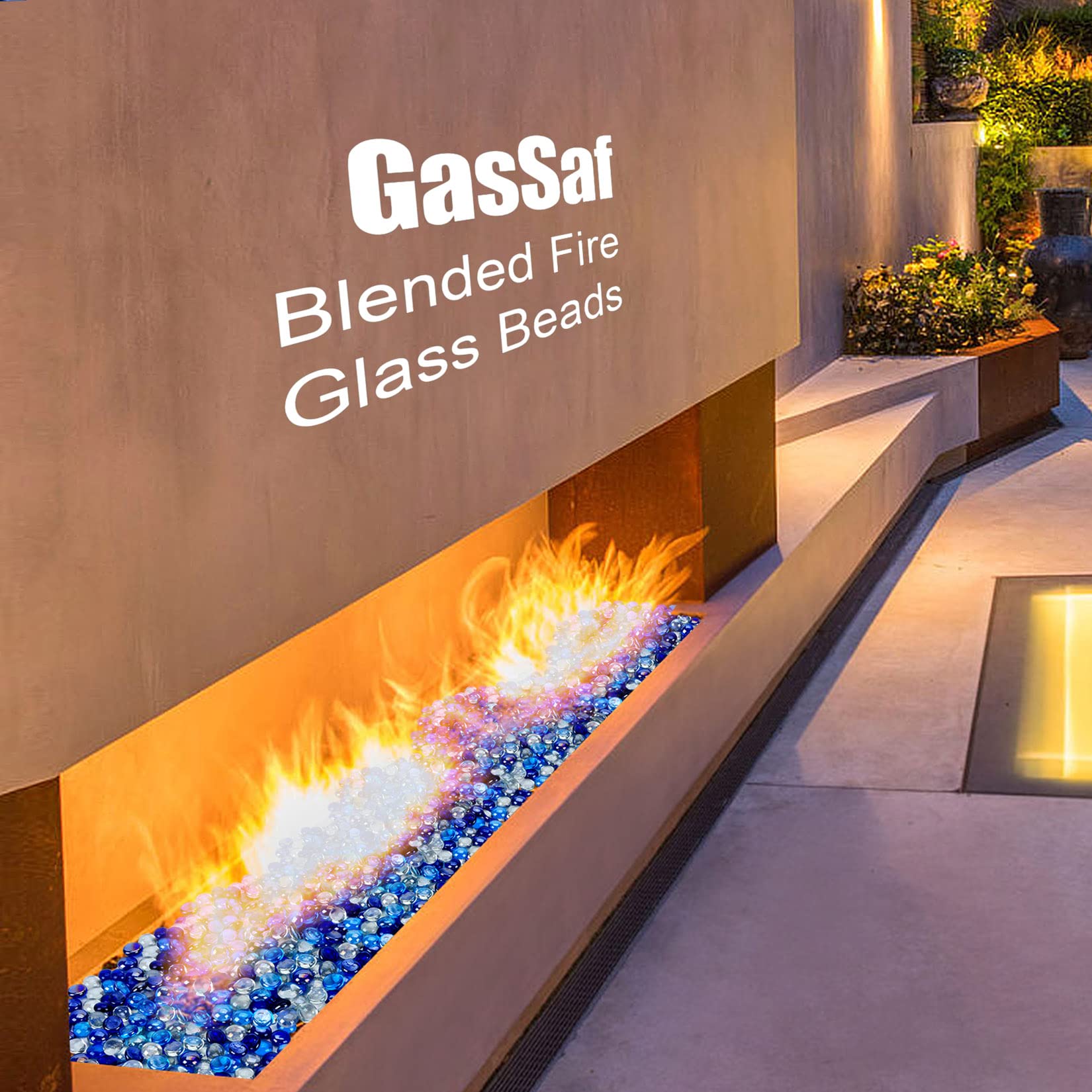 GasSaf color mix detail spotlighting cobalt Caribbean and clear benefits