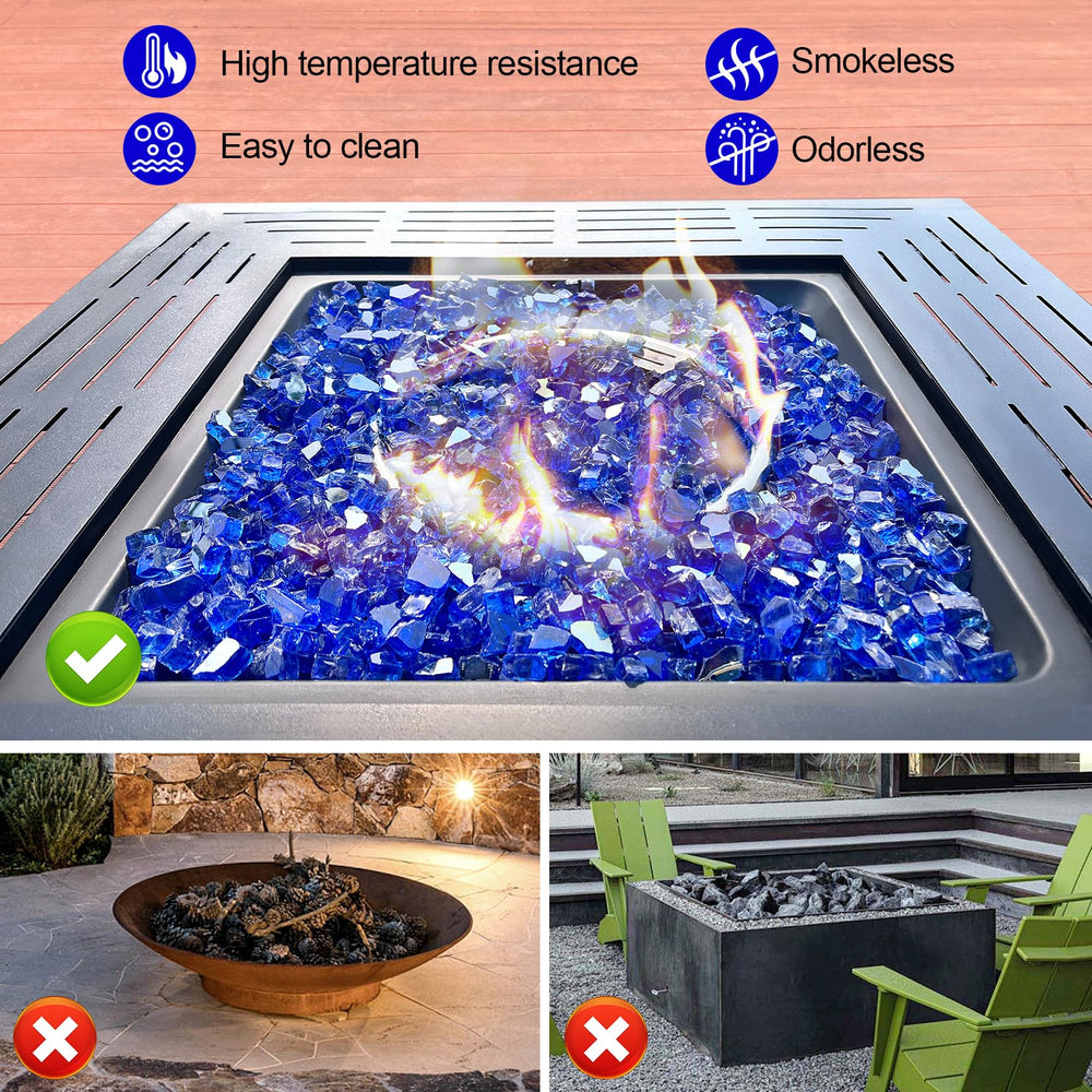 GasSaf used in indoor fireplace creating modern blue flame ambiance