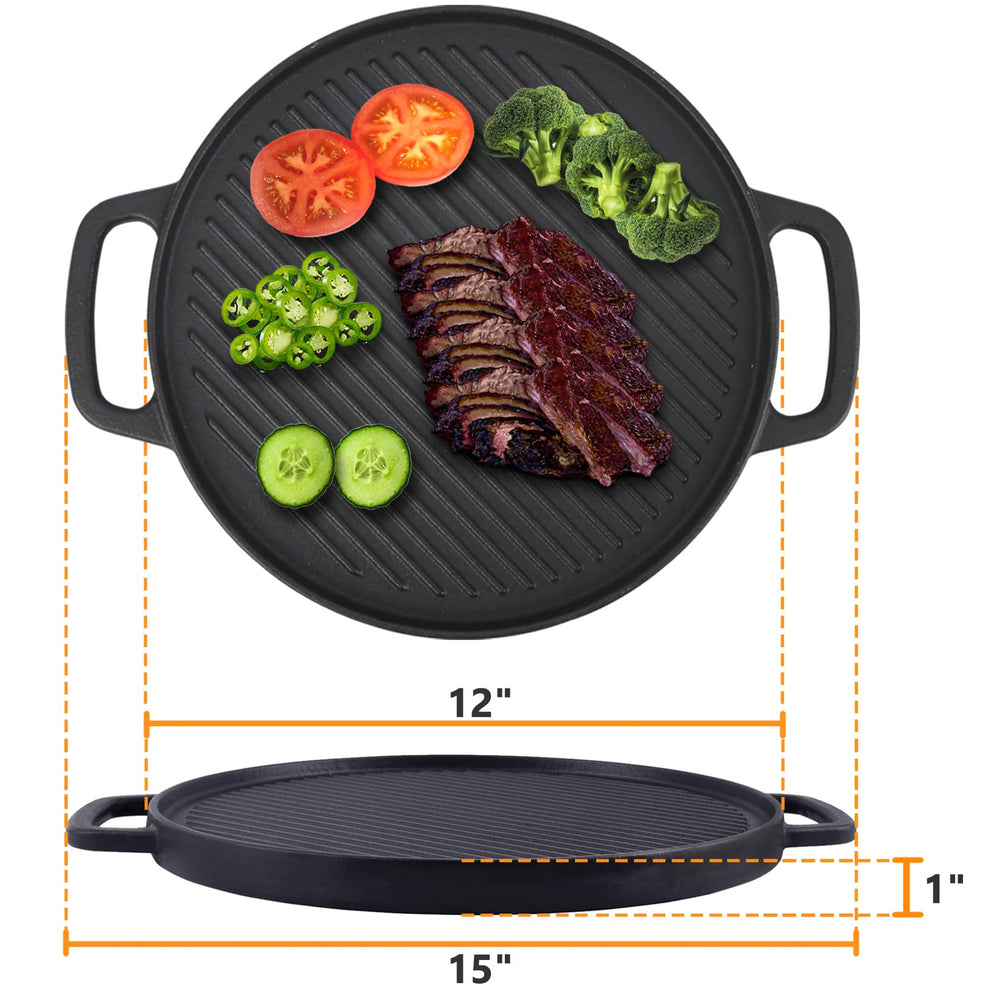 GasSaf close-up of smooth flat side highlighting even surface for pancakes and sandwiches