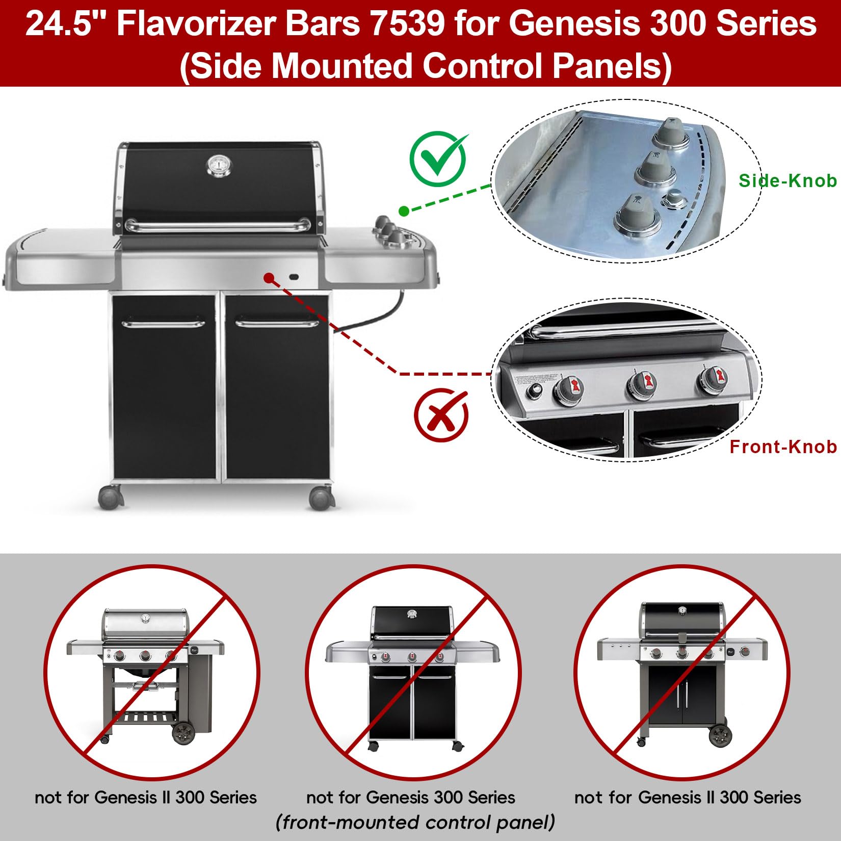 GasSaf five-bar set laid out to show complete replacement kit convenience