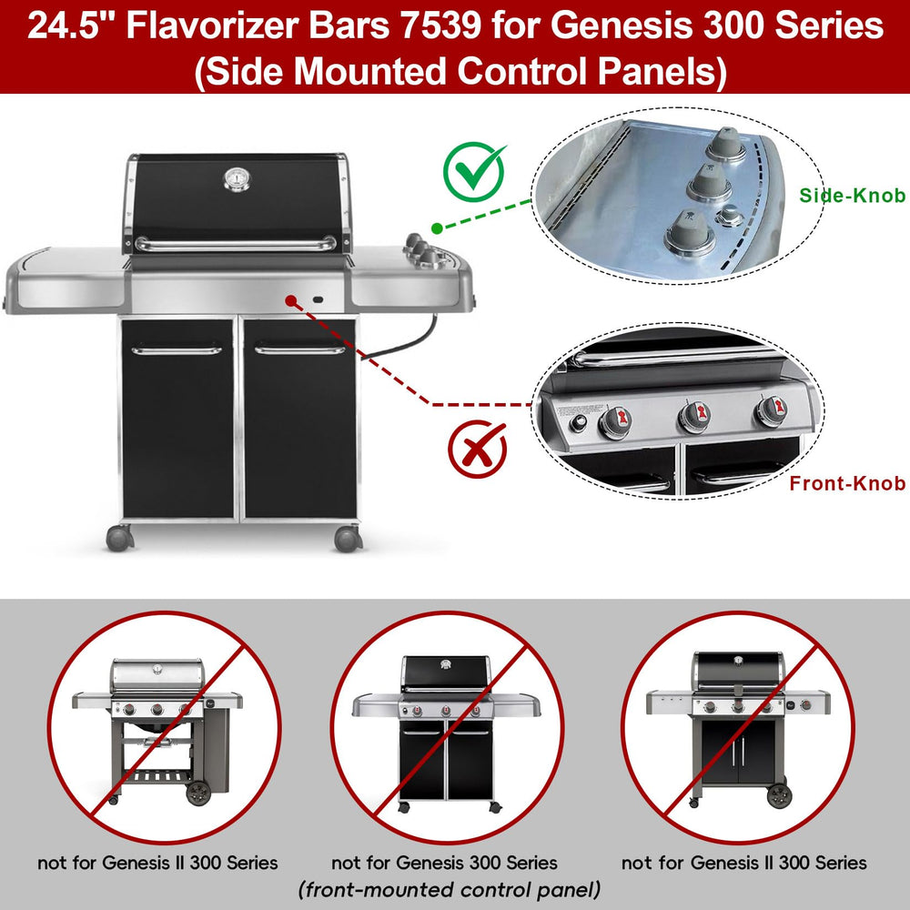 GasSaf five-bar set laid out to show complete replacement kit convenience