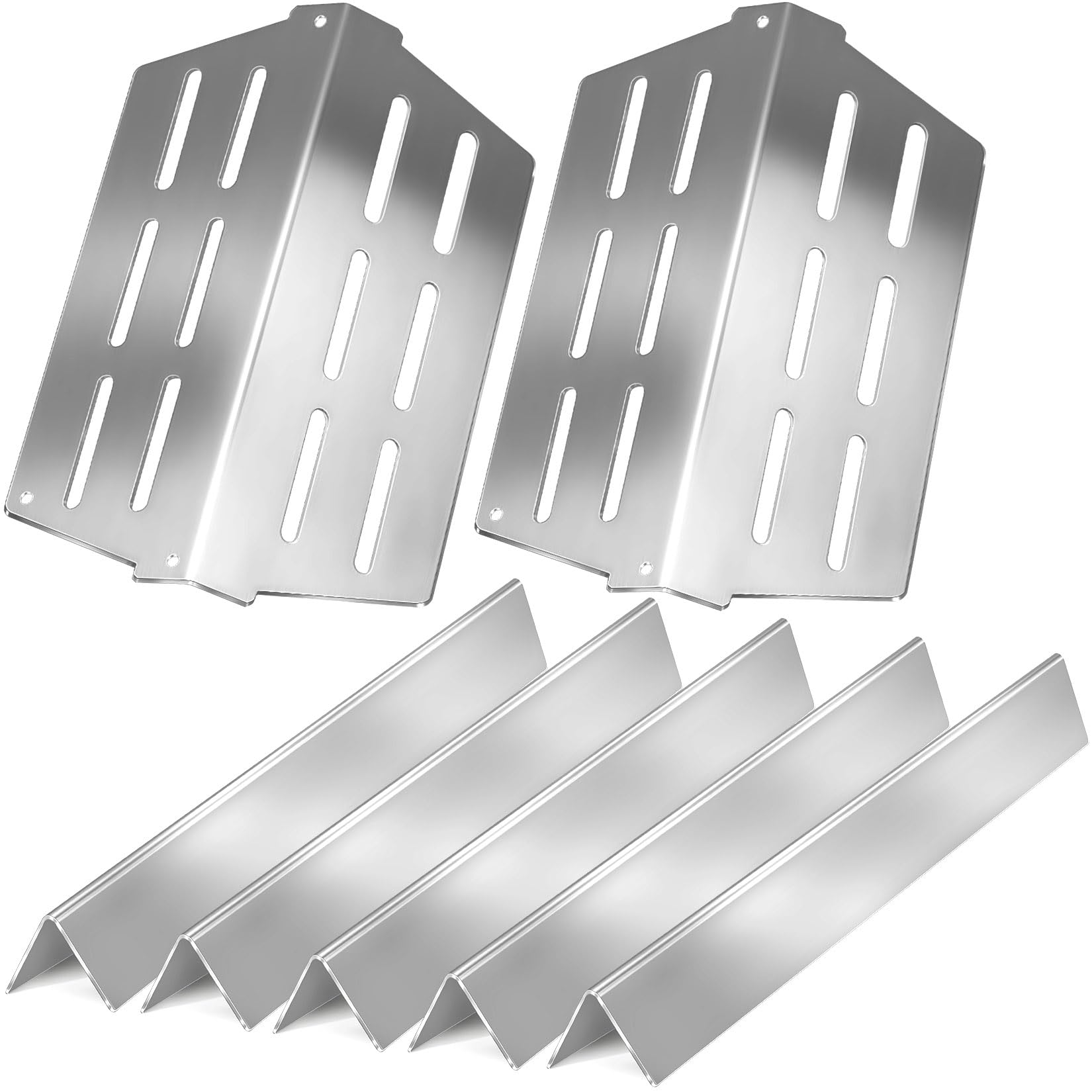 GasSaf front view of flavorizer bars showing even coverage and durable protection