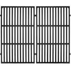GasSaf front view of cast iron grates showing full cooking surface and durability