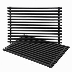 GasSaf grates installed in Weber-style grill demonstrating quick-fit benefit