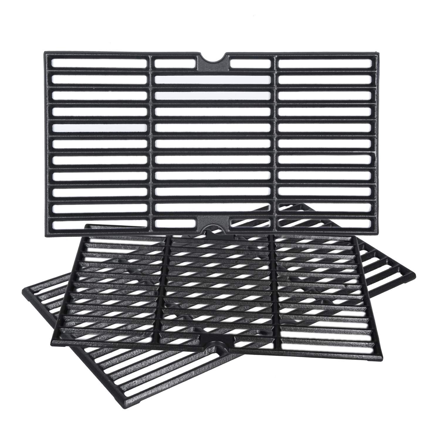 GasSaf grates installed in a Char-Broil grill showing even heat distribution benefit