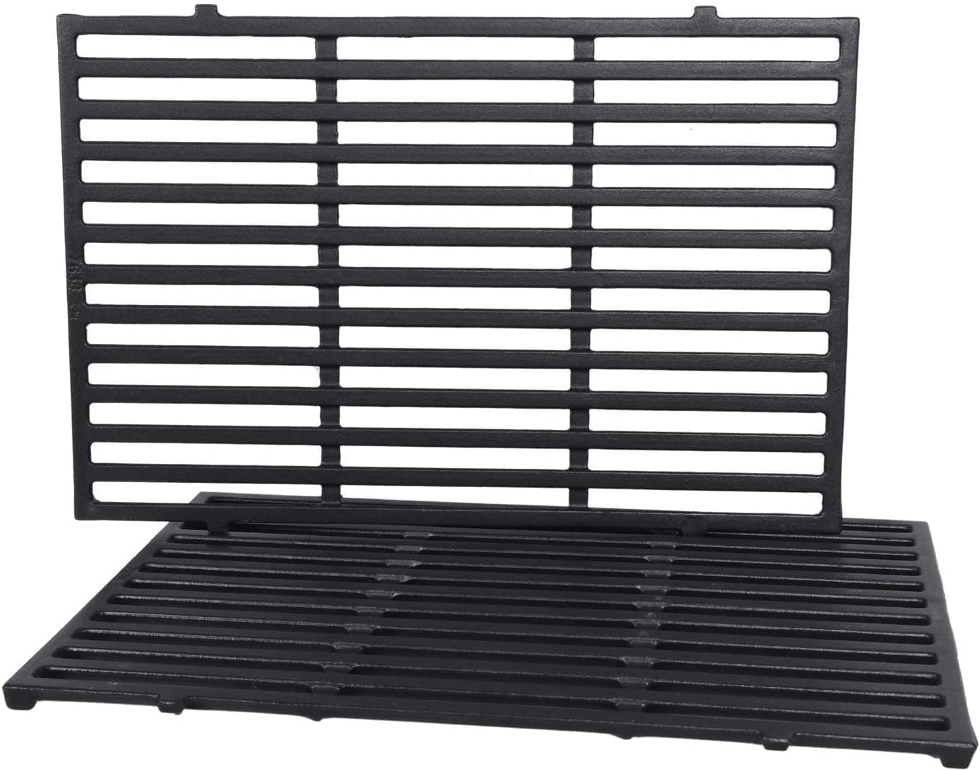 GasSaf grates installed on a Weber Spirit demonstrating easy replacement benefit