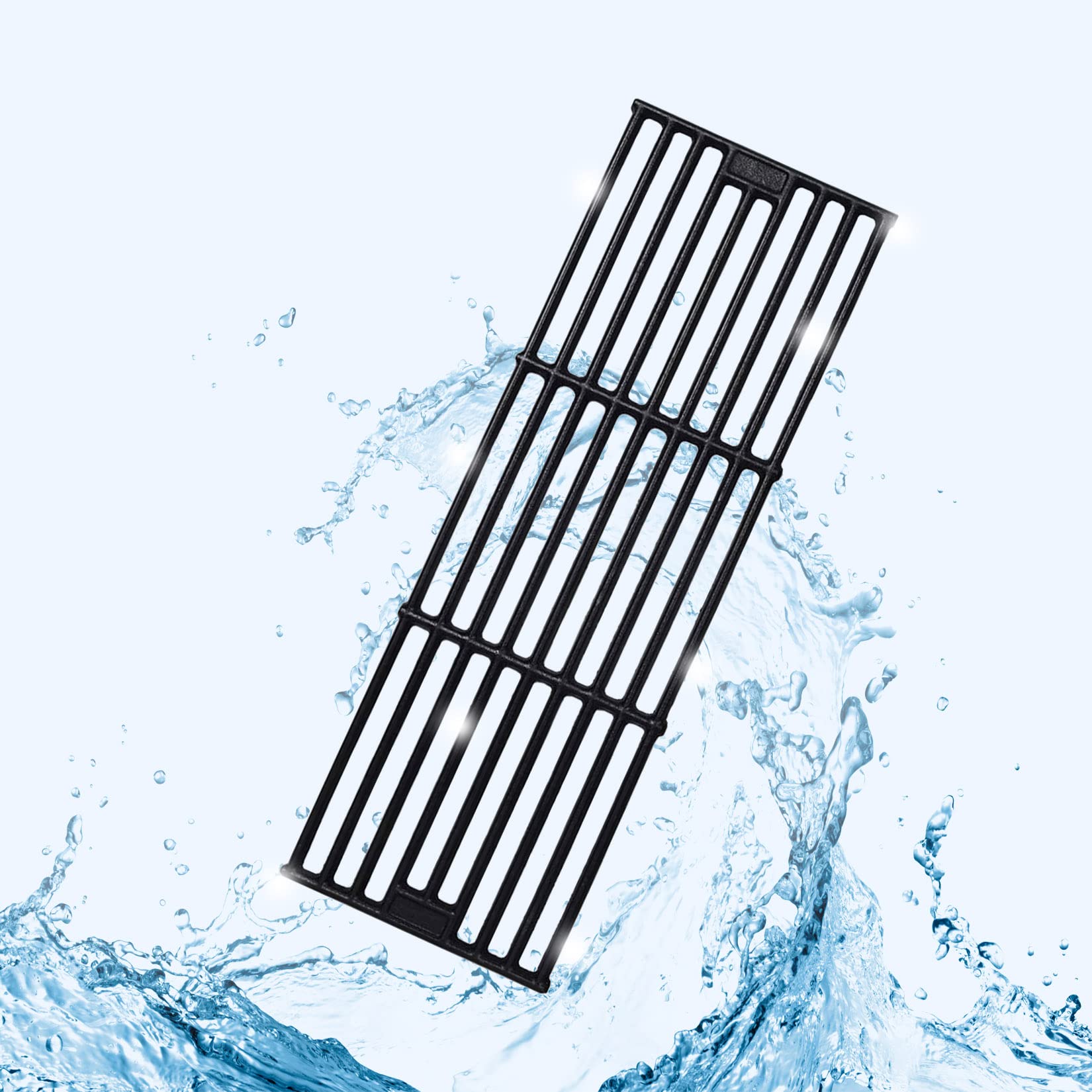 GasSaf grates in backyard grill setting showing real-world use and outdoor cooking enjoyment benefit