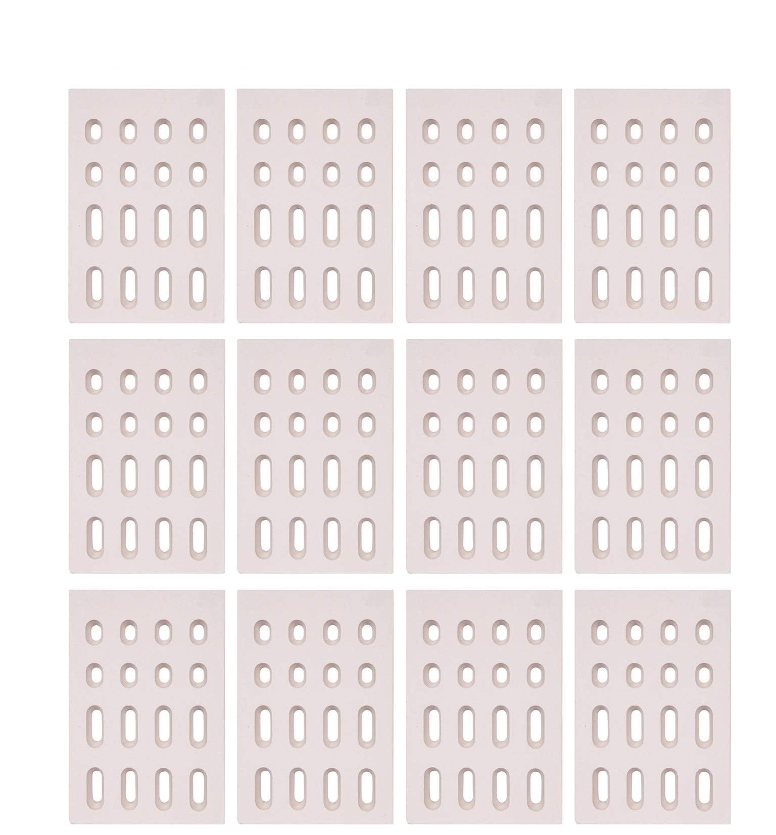 GasSaf front view of 12-pack ceramic bricks showing complete replacement set benefits