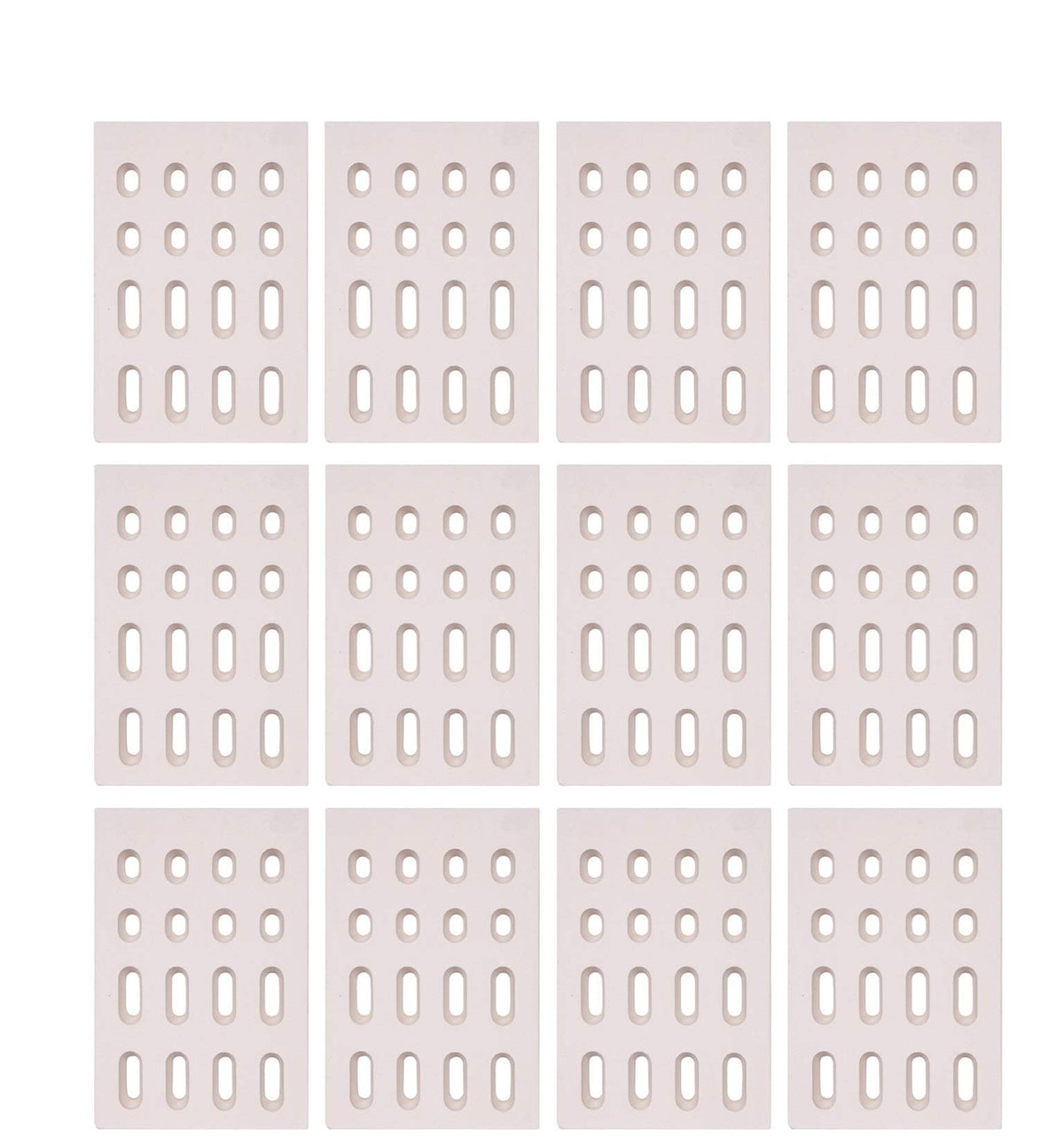 GasSaf front view of 12-pack ceramic bricks showing complete replacement set benefits