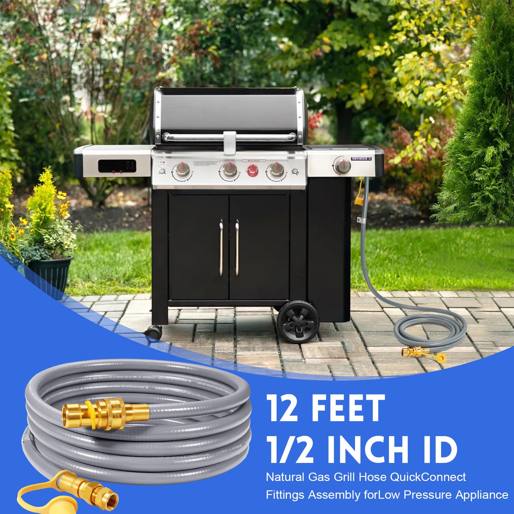 GasSaf packaged kit with CSA label and adapters showing included parts and certified safety