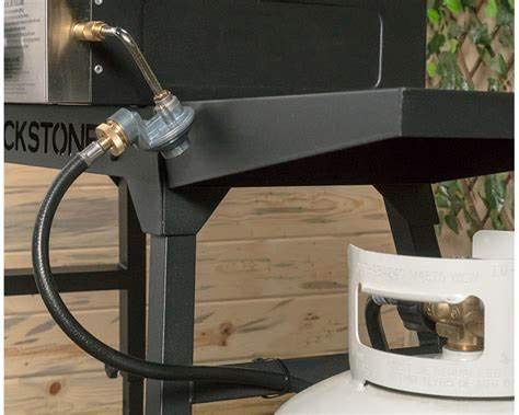 GasSaf regulator knob detail showing easy control and reliable gas flow