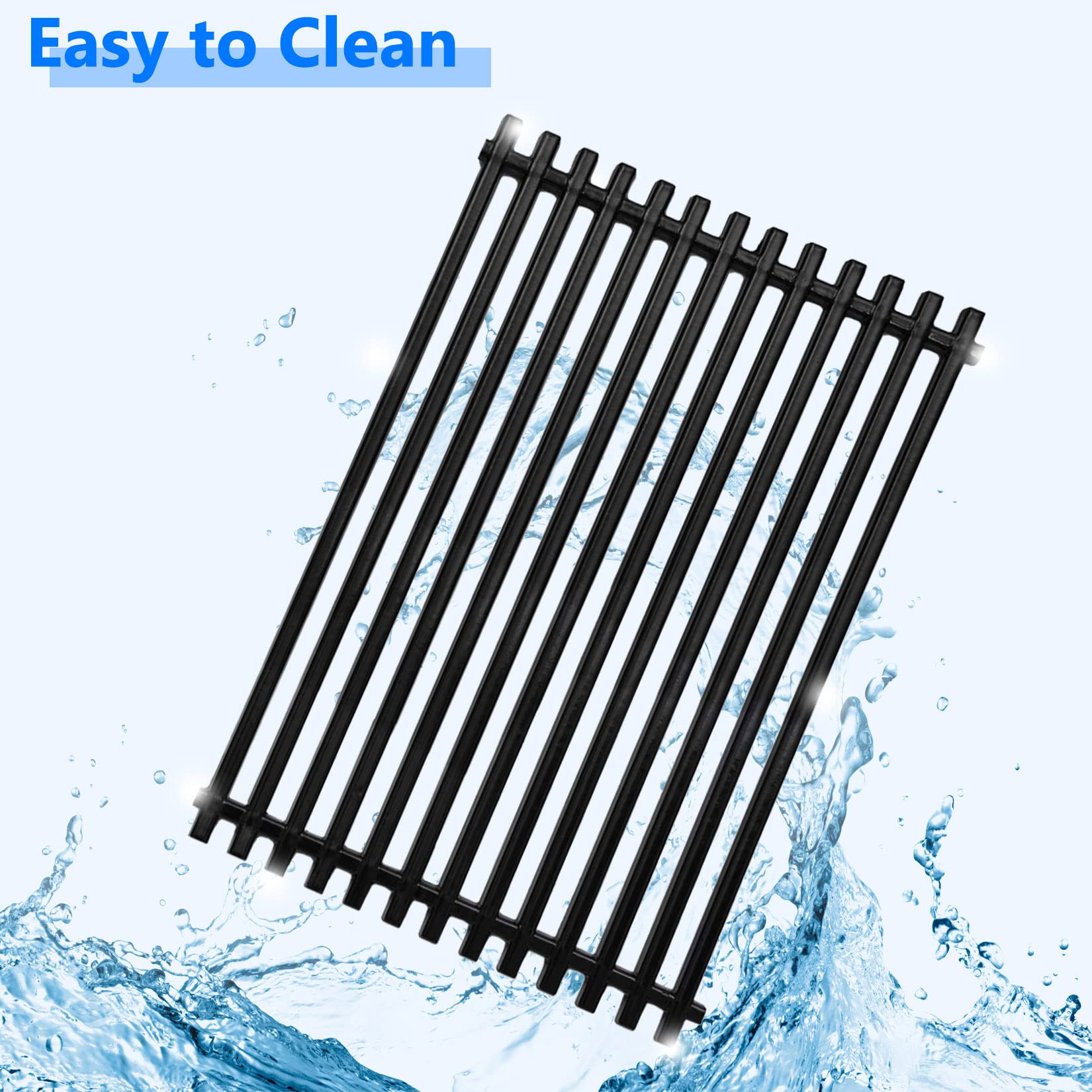 GasSaf grate next to ruler showing 17.4 x 11.8 inch size for precise-fit benefit
