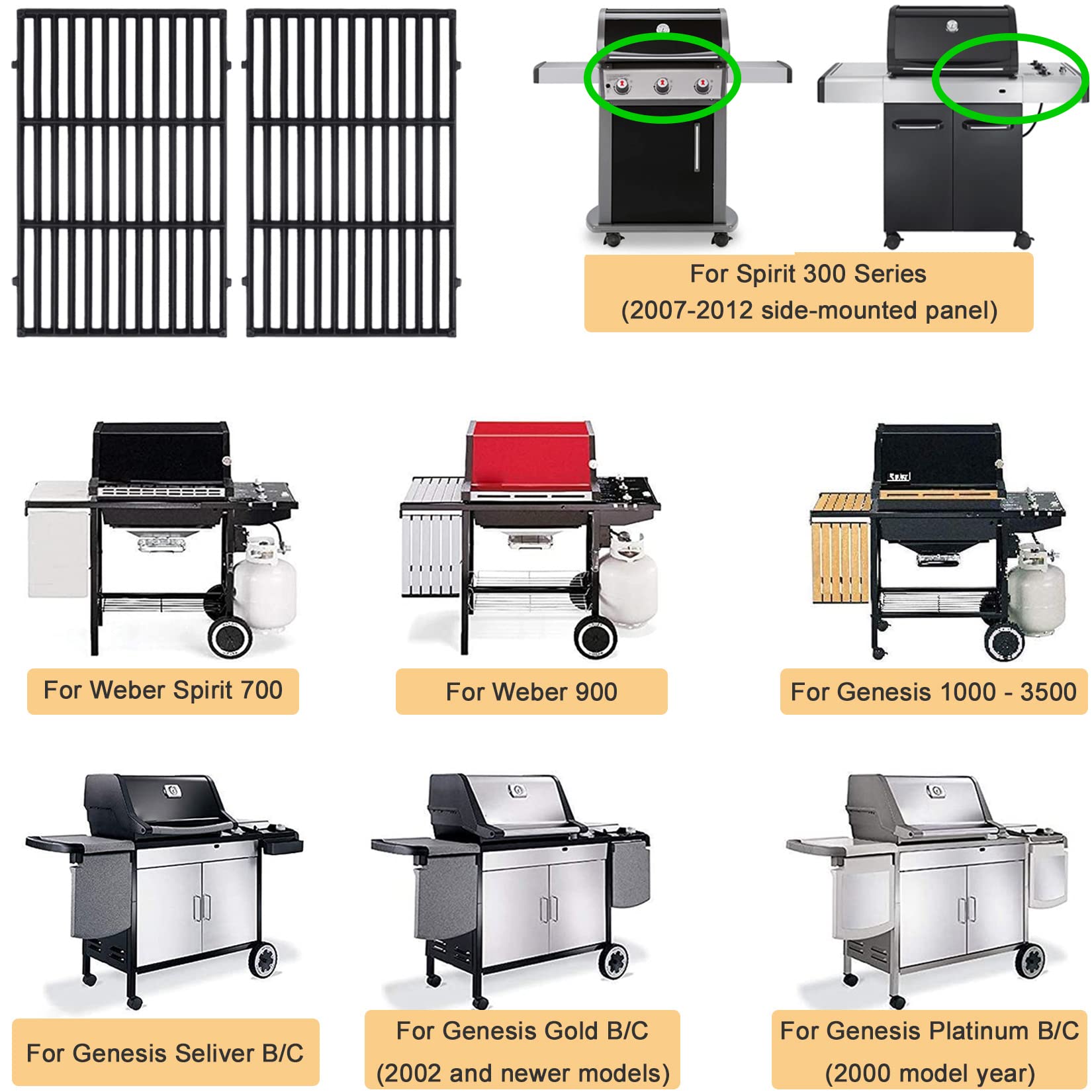 GasSaf grates next to a ruler showing 17.5x11.9 inch dimensions benefit