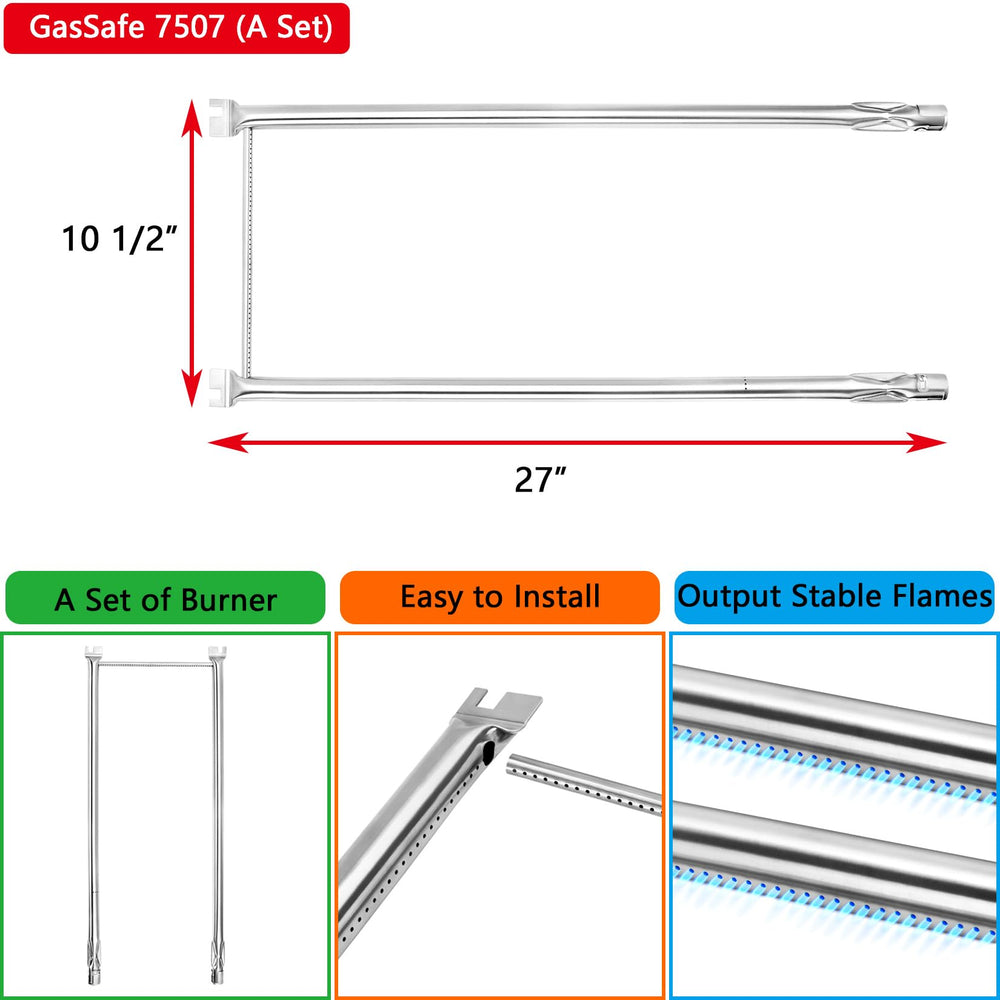 GasSaf close-up of 304 stainless steel surface demonstrating corrosion resistance