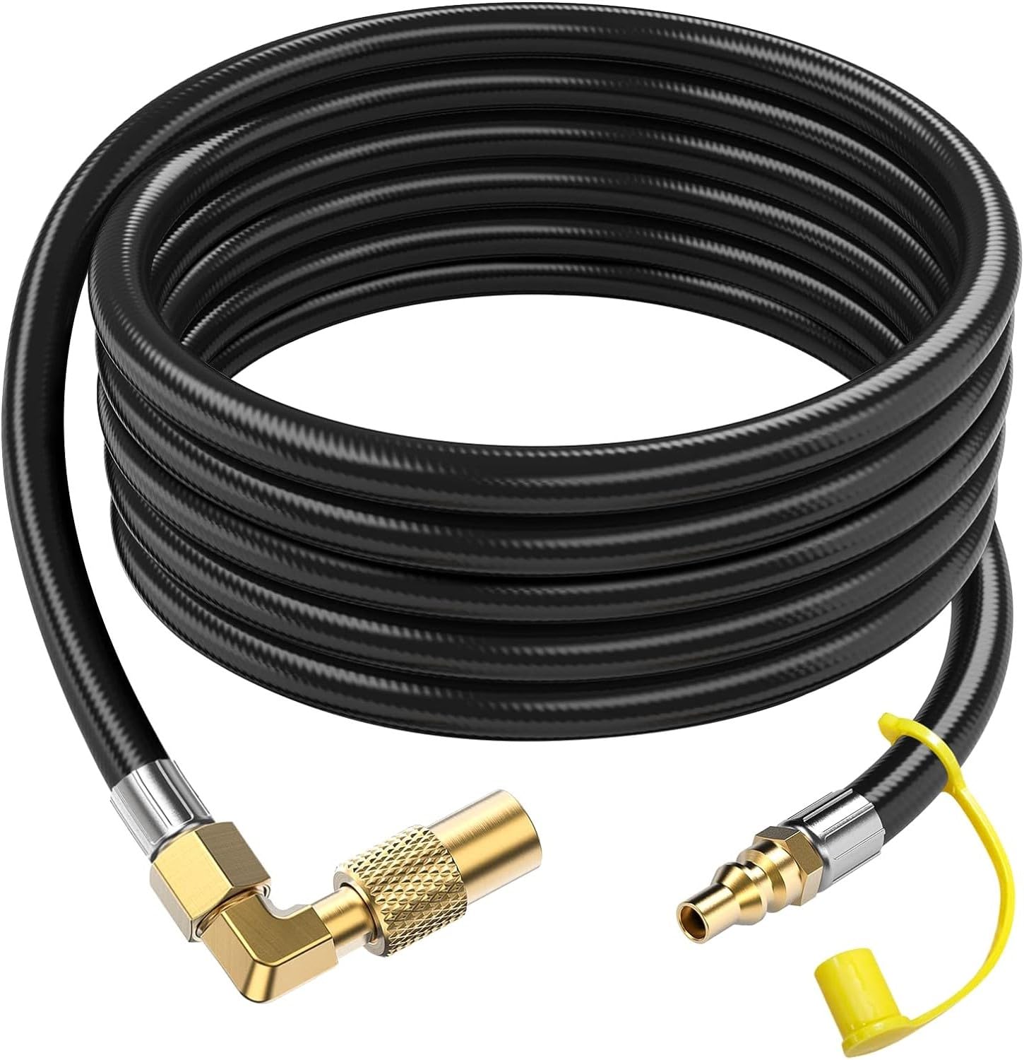GasXpert front view showing hose and quick-connect for fast hookup